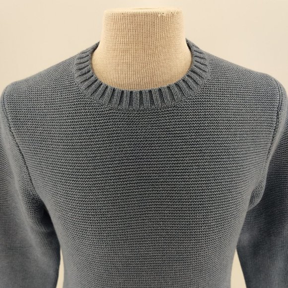 J.Crew Light Blue 100% Organic Cotton Crew Neck - Picture 2 of 6